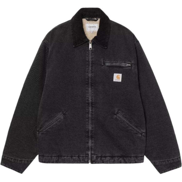 Куртка Og Detroit с застежкой-молнией и воротником из вельвета Carhartt WIP, черный
Куртка Og Detroit с застежкой-молнией и воротником из вельвета Carhartt WIP, черный