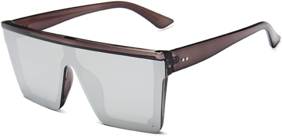 Большие цельные защитные солнцезащитные очки для женщин и мужчин, квадратная оправа, для отдыха на природе, пляжа и путешествий Weloveushop, Elephant Gray White Mercury
Большие цельные защитные солнцезащитные очки для женщин и мужчин, квадратная оправа, для отдыха на природе, пляжа и путешествий Weloveushop, Elephant Gray White Mercury