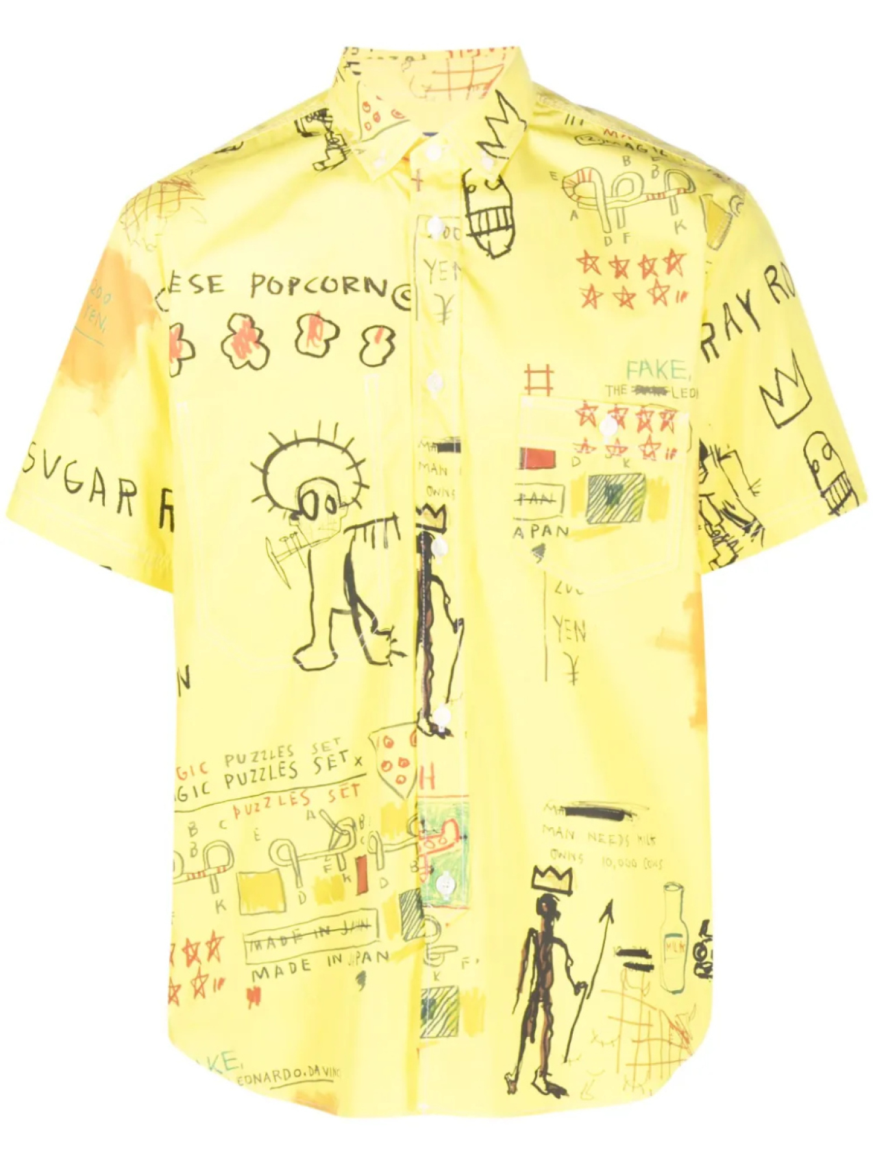 Junya Watanabe MAN рубашка с принтом, желтый
Junya Watanabe MAN рубашка с принтом, желтый