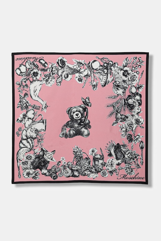 Шелковый шарф Moschino, розовый
Шелковый шарф Moschino, розовый