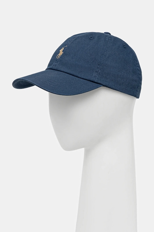 Хлопковая кепка с козырьком Polo Ralph Lauren, темно-синий
Хлопковая кепка с козырьком Polo Ralph Lauren, темно-синий