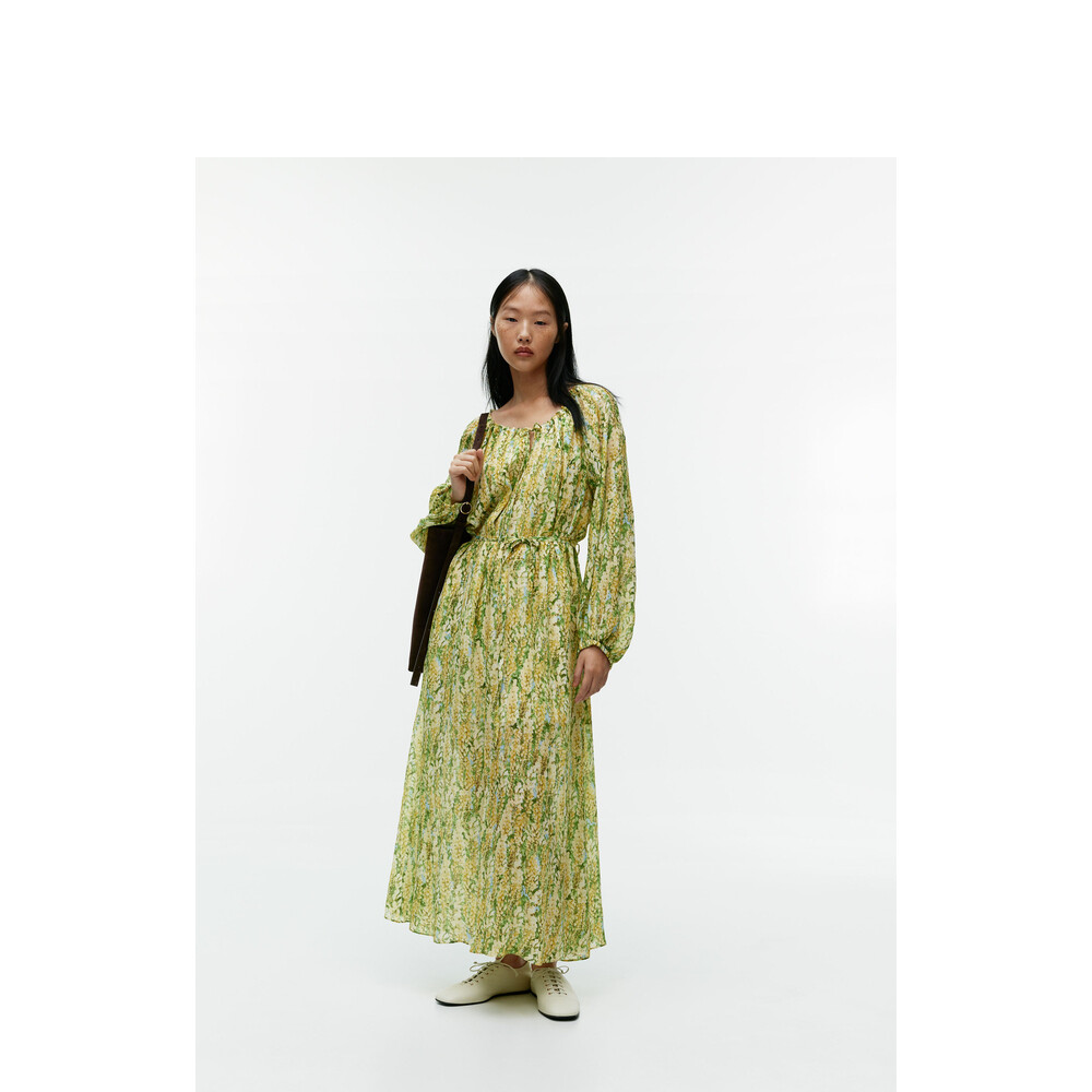 Платье кружевное Arket с длинными рукавами, желтый
Платье кружевное Arket с длинными рукавами, желтый