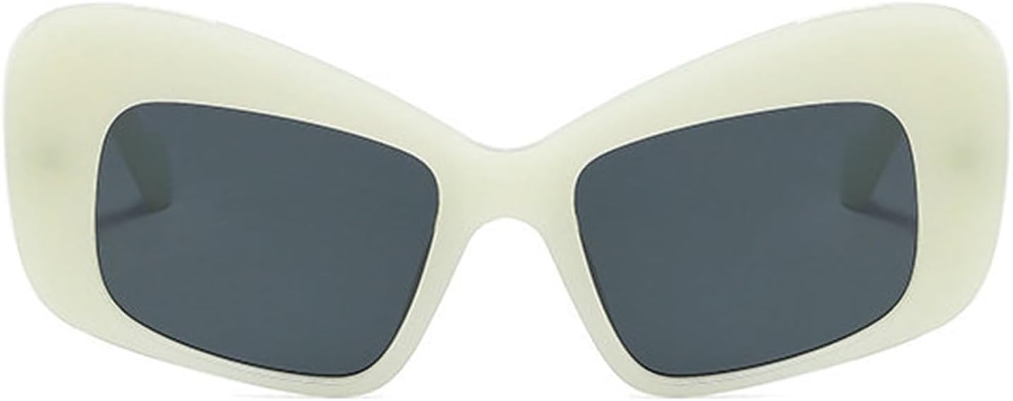 Willochra Большие солнцезащитные очки «кошачий глаз» для женщин, винтажные черные очки, солнцезащитные очки для женщин с защитой от УФ-излучения UV400, модель F25, White
Willochra Большие солнцезащитные очки «кошачий глаз» для женщин, винтажные черные очки, солнцезащитные очки для женщин с защитой от УФ-излучения UV400, модель F25, White