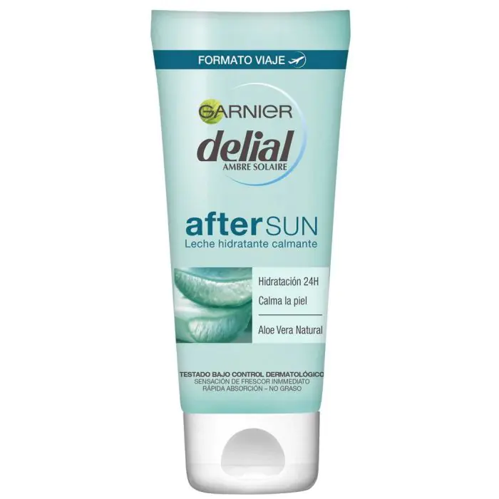 Средство после загара delial leche hidratante calmante after sun aloe vera natural Garnier, объем 100 мл
Средство после загара delial leche hidratante calmante after sun aloe vera natural Garnier, объем 100 мл