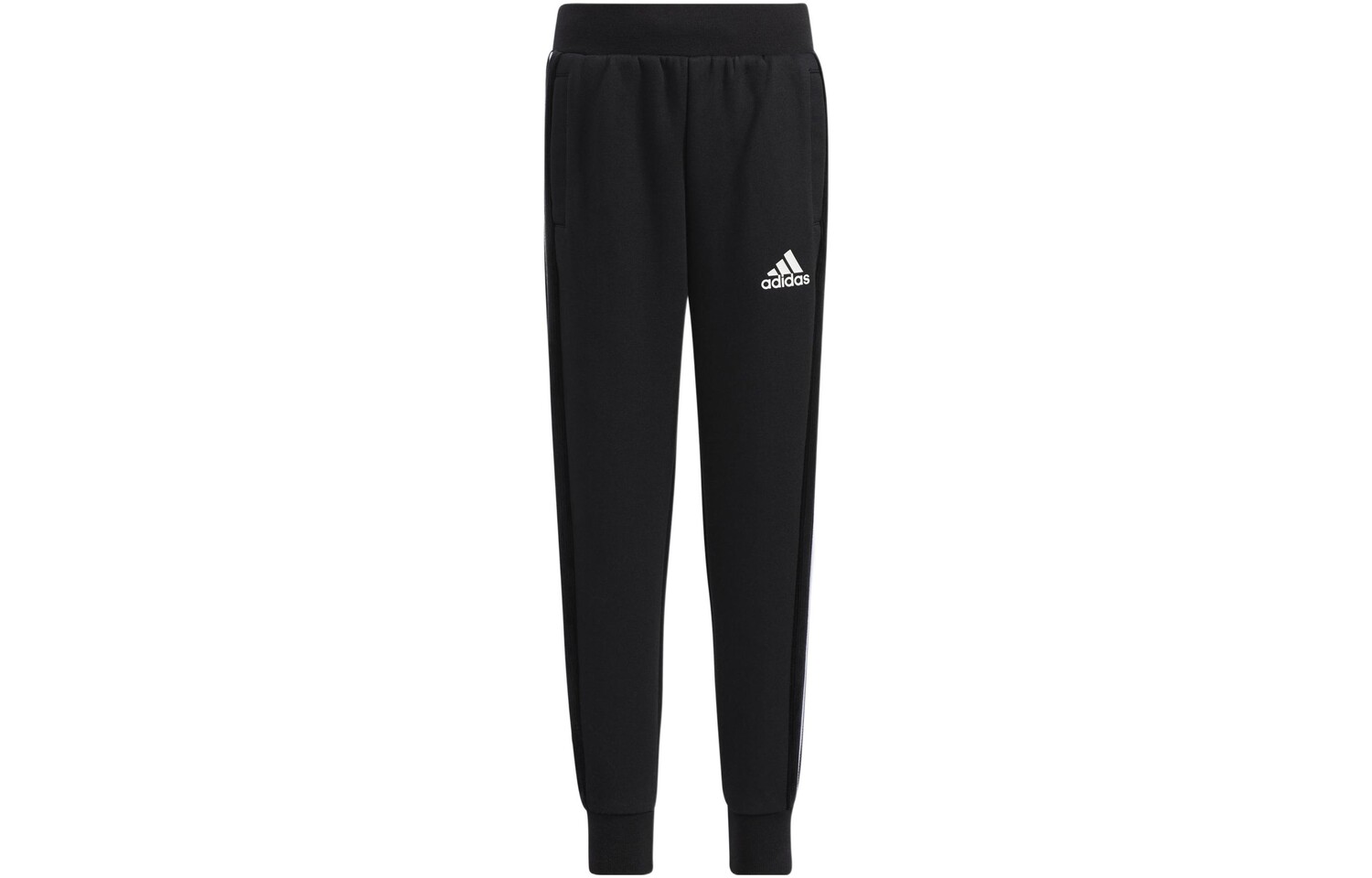 Детские трикотажные спортивные штаны Adidas, черный 
Детские трикотажные спортивные штаны Adidas, черный