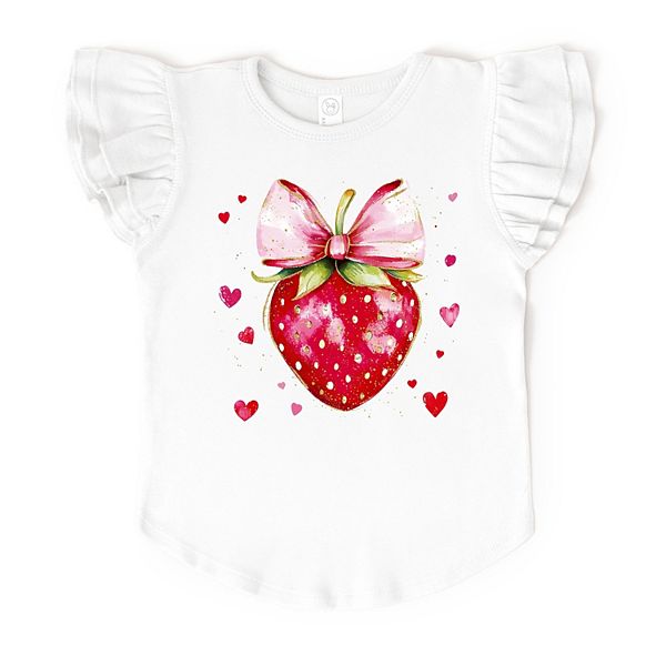 Футболка с принтом Coquette strawberry hearts watercolor и рукавами-фонариками The Juniper Shop, White
Футболка с принтом Coquette strawberry hearts watercolor и рукавами-фонариками The Juniper Shop, White