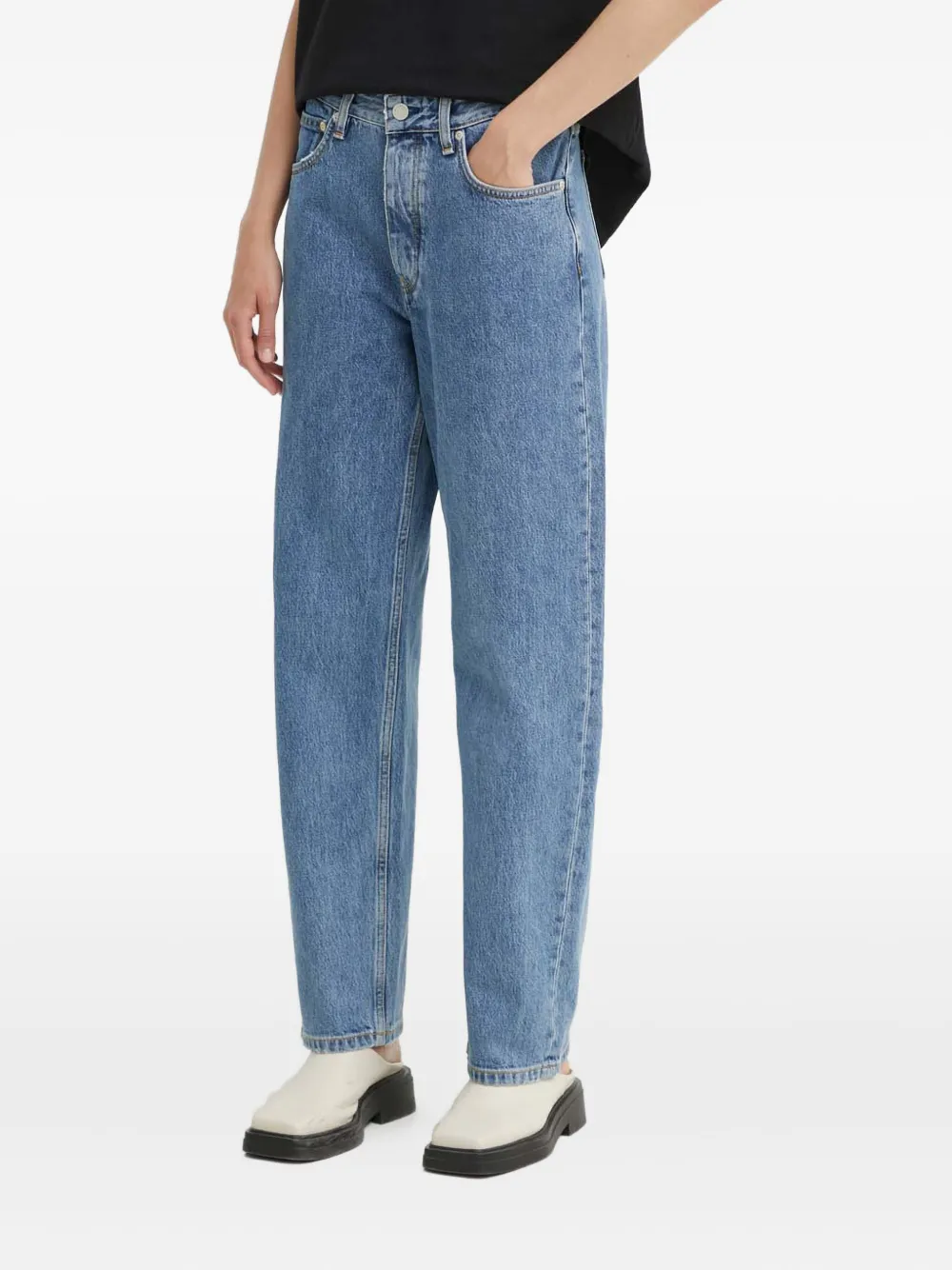 Джинсы с нашивкой-логотипом Won Hundred, синий
Джинсы с нашивкой-логотипом Won Hundred, синий