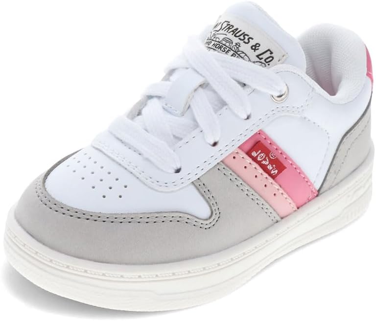 Levi's Unisex-Child Drive Lo, White/Cement/Rose
Levi's Unisex-Child Drive Lo, White/Cement/Rose