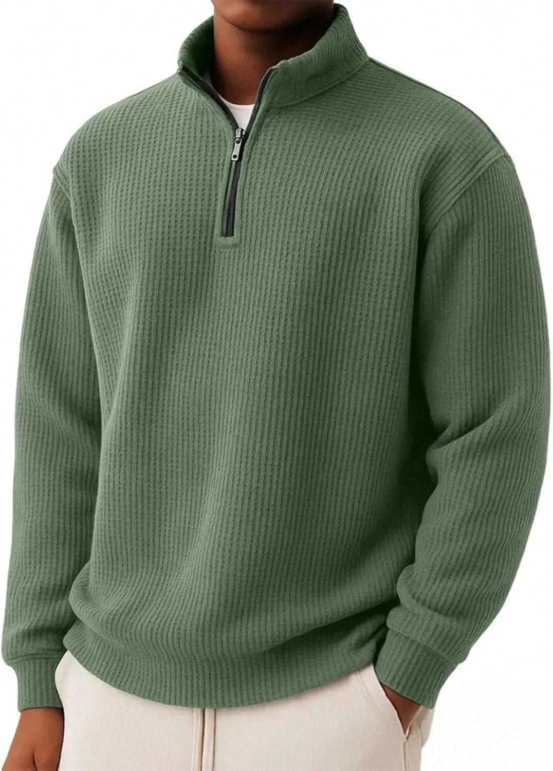 Мужская повседневная рубашка с длинным рукавом, quarter zip, свободный пуловер, легкий свитшот, S-5XL
Мужская повседневная рубашка с длинным рукавом, quarter zip, свободный пуловер, легкий свитшот, S-5XL
