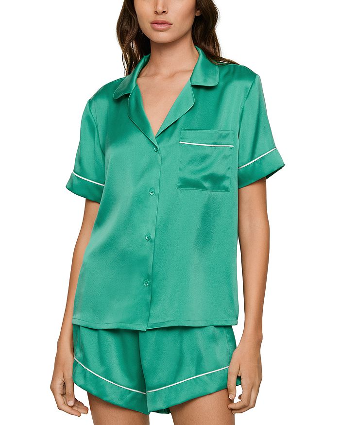 Инез Комплект пижамы короткий из стираемого шелка Eberjey, зеленый
Инез Комплект пижамы короткий из стираемого шелка Eberjey, зеленый