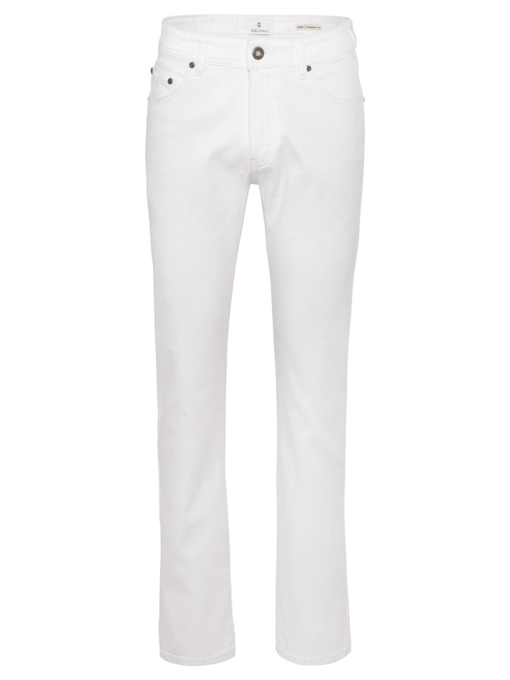 Джинсы-стрейч белого цвета Delmao
Джинсы-стрейч белого цвета Delmao