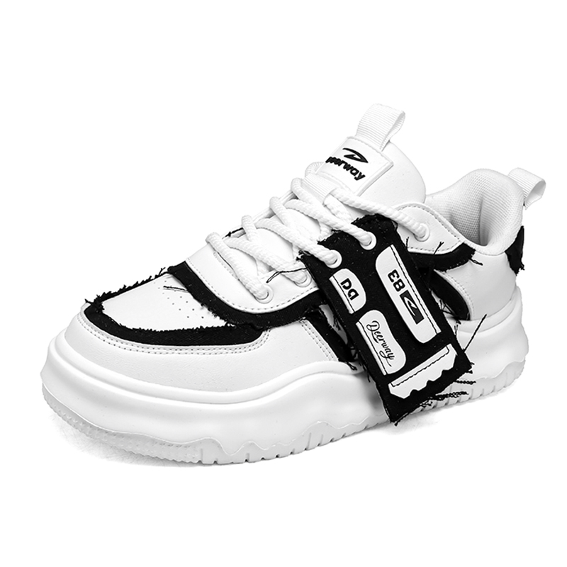 Легкие, противоскользящие, низкие, мужские кроссовки для скейтбординга Coverage DEERWAY, White Black
Легкие, противоскользящие, низкие, мужские кроссовки для скейтбординга Coverage DEERWAY, White Black