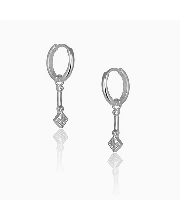 Серьги-Кольца в форме ромба из стерлингового серебра Spero London, silver
Серьги-Кольца в форме ромба из стерлингового серебра Spero London, silver