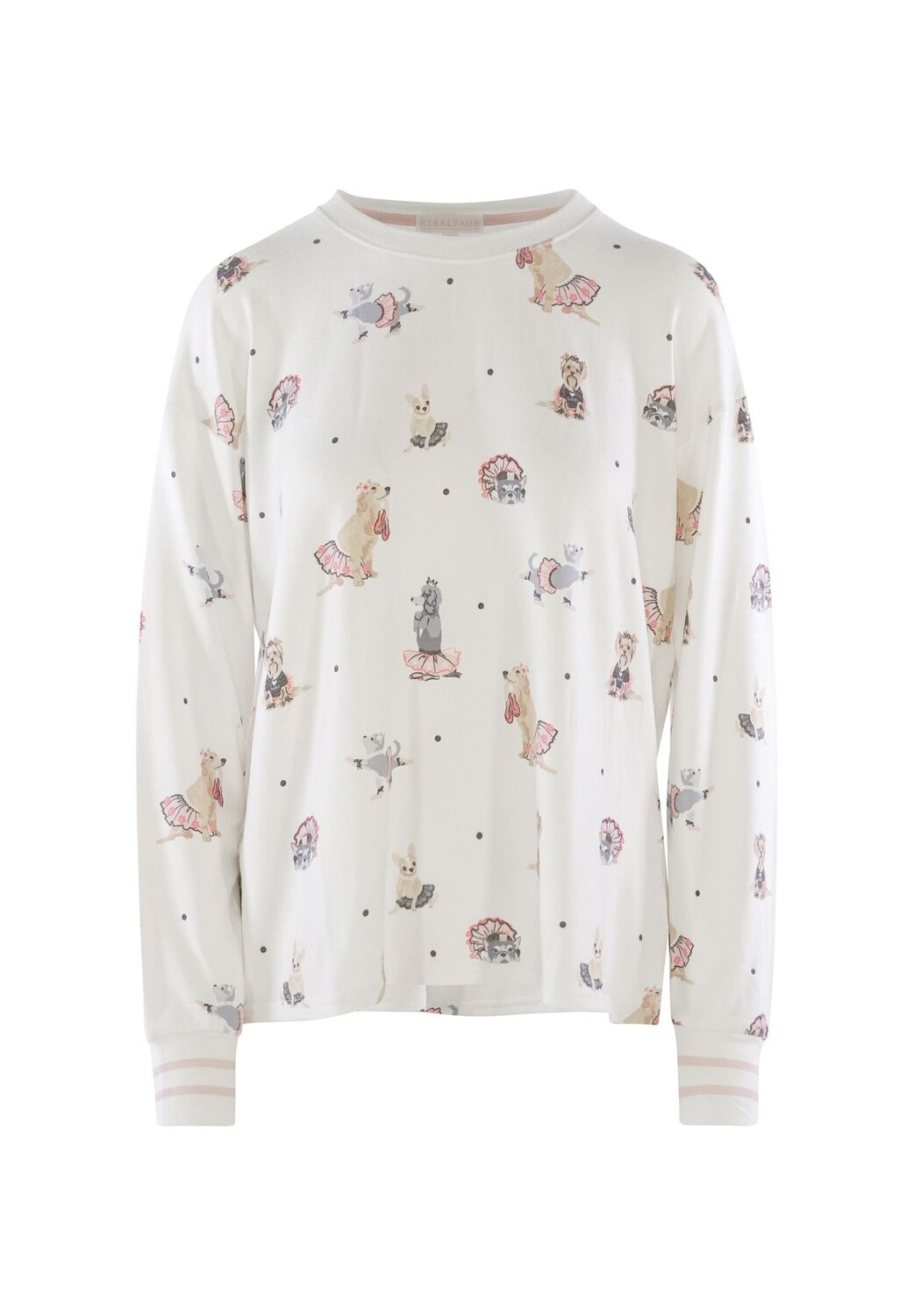 Пижамный топ Let's Dance P.J.Salvage, кремовый
Пижамный топ Let's Dance P.J.Salvage, кремовый