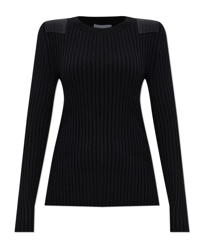 Рубашка с длинными рукавами в рубчик Helmut Lang, черный
Рубашка с длинными рукавами в рубчик Helmut Lang, черный