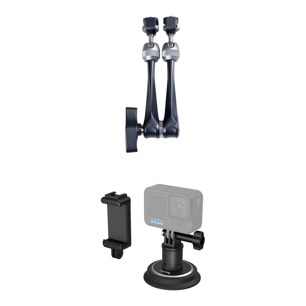 SmallRig Rosette Arm + Suction Cup Mounting Accessory Kit for
SmallRig Rosette Arm + Suction Cup Mounting Accessory Kit for
