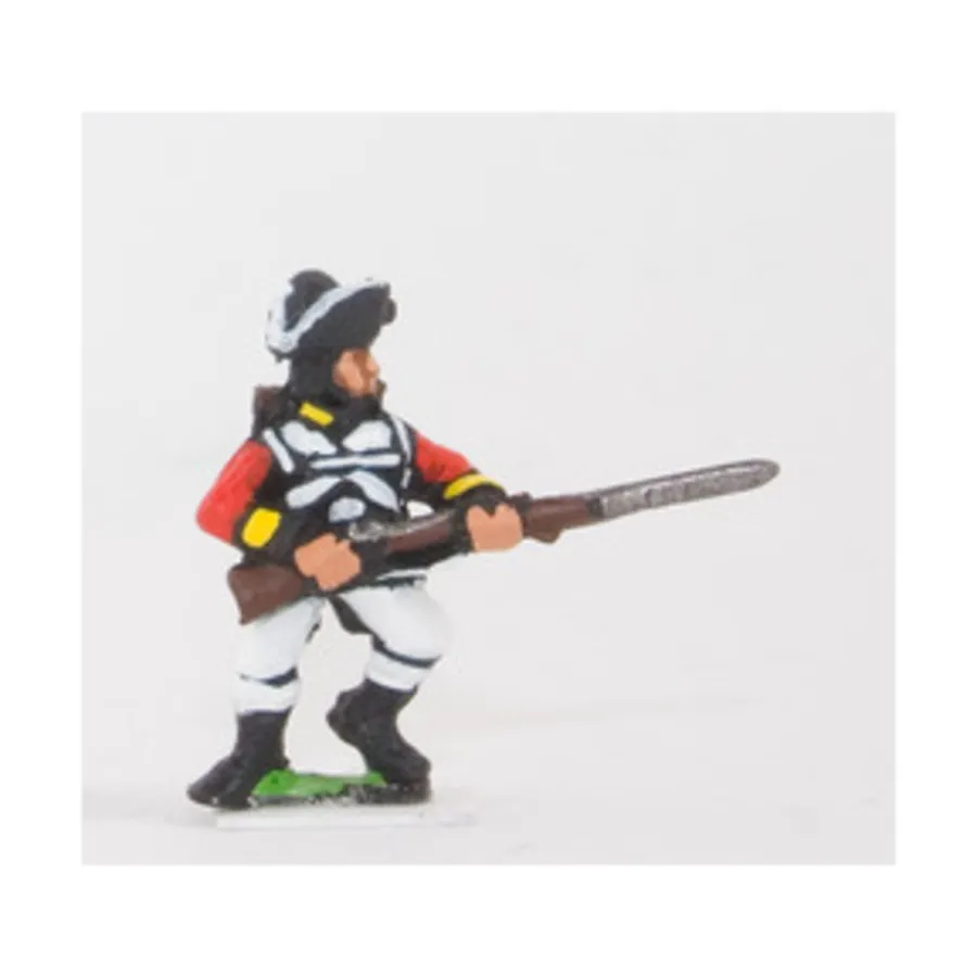 Линейная пехота – наступление с передним мушкетом, American War of Independence - British (15mm)
Линейная пехота – наступление с передним мушкетом, American War of Independence - British (15mm)