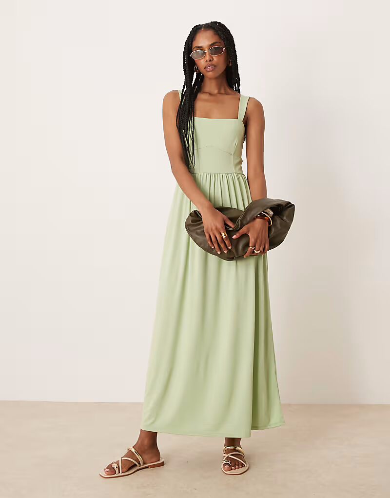 Платье миди с квадратным вырезом ASOS DESIGN цвета шалфея
Платье миди с квадратным вырезом ASOS DESIGN цвета шалфея