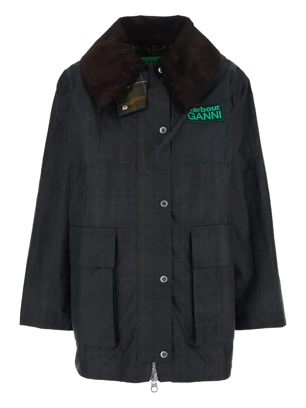 Клетчатое дафлкот пальто Barbour, коричневый
Клетчатое дафлкот пальто Barbour, коричневый