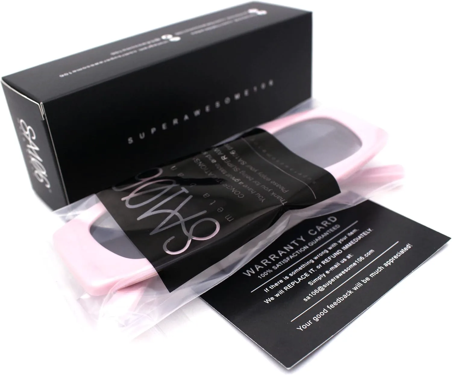 Женские солнцезащитные очки SA106 в стиле модерн с геометрическим геометрическим рисунком, изготовленные из толстого пластика, прямоугольной формы, Pink / Smoke
Женские солнцезащитные очки SA106 в стиле модерн с геометрическим геометрическим рисунком, изготовленные из толстого пластика, прямоугольной формы, Pink / Smoke