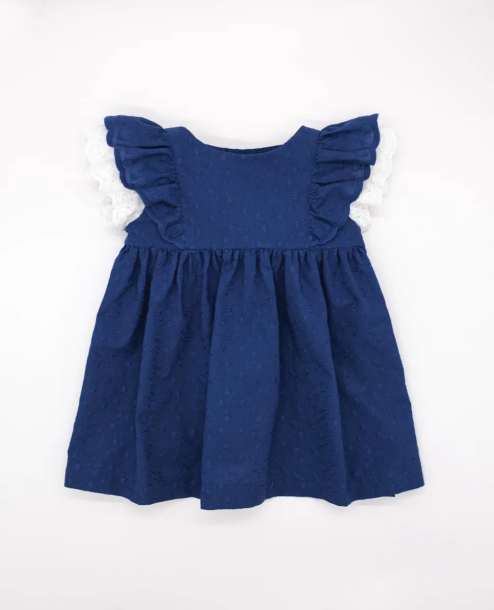 Платье для девочки из хлопка с оборками Fina Ejerique, темно-синий
Платье для девочки из хлопка с оборками Fina Ejerique, темно-синий