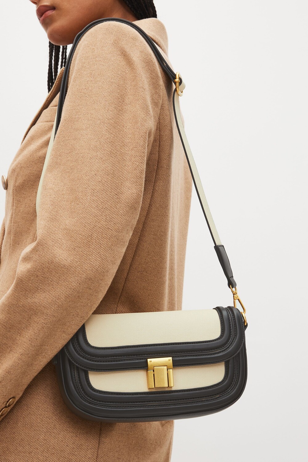 Седельная сумка через плечо из парусины Next, черный
Седельная сумка через плечо из парусины Next, черный