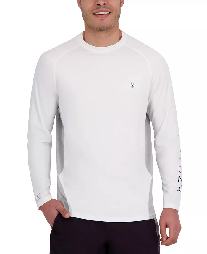 Мужская смесовая футболка с длинным рукавом для плавания Rashguard Spyder, белый
Мужская смесовая футболка с длинным рукавом для плавания Rashguard Spyder, белый