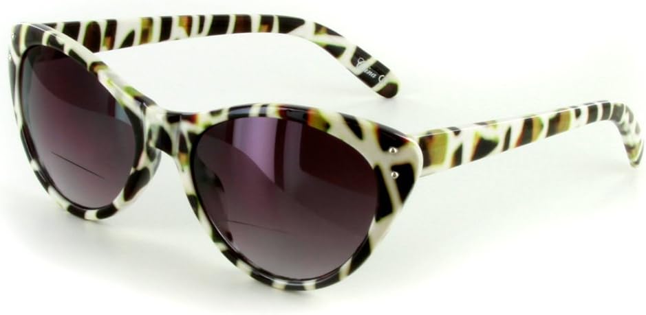 Бифокальные солнцезащитные очки "Prowl" с дизайнерской формой "кошачий глаз" для стильных женщин (белый цвет "Animal" с дымчатыми линзами +1.00) Aloha Eyewear, White Animal W/ Smoke Lens
Бифокальные солнцезащитные очки "Prowl" с дизайнерской формой "кошачий глаз" для стильных женщин (белый цвет "Animal" с дымчатыми линзами +1.00) Aloha Eyewear, White Animal W/ Smoke Lens