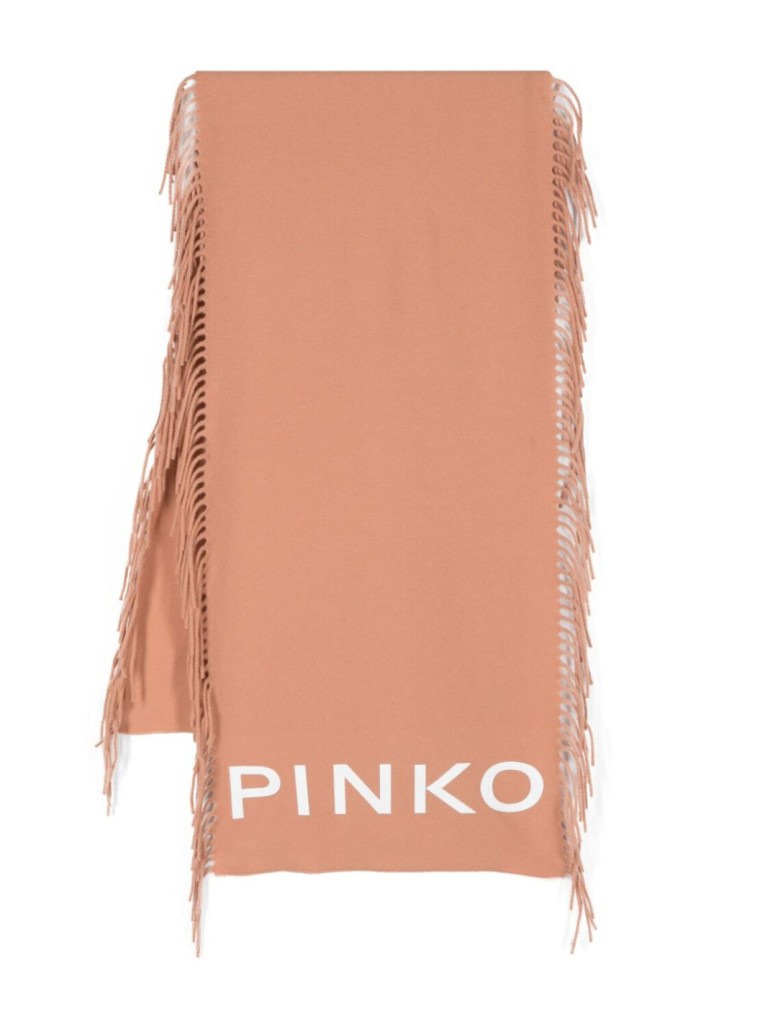 PINKO шарф с бахромой и логотипом, коричневый
PINKO шарф с бахромой и логотипом, коричневый