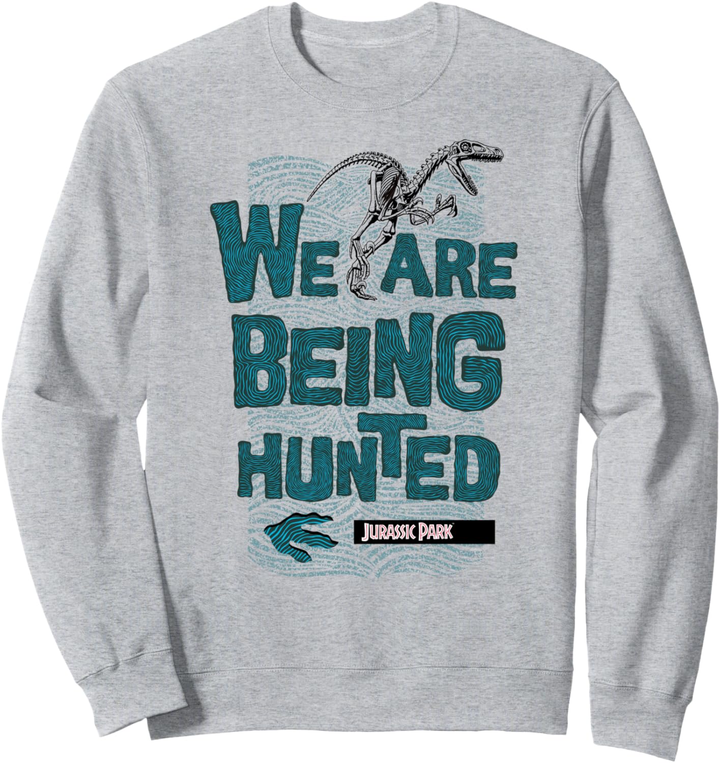 Парк Юрского периода. На нас охотятся. Толстовка Jurassic Park, серый
Парк Юрского периода. На нас охотятся. Толстовка Jurassic Park, серый