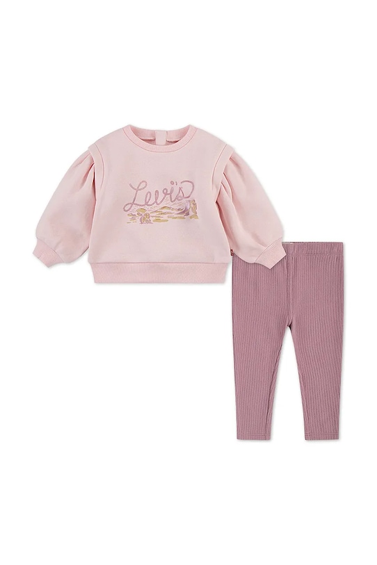 Комплект для малыша Blouson sleeve crew & pant Levi'S, розовый
Комплект для малыша Blouson sleeve crew & pant Levi'S, розовый