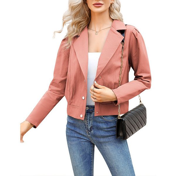 Женская короткая куртка на пуговицах с длинными рукавами и воротником Boddysize, Pink
Женская короткая куртка на пуговицах с длинными рукавами и воротником Boddysize, Pink