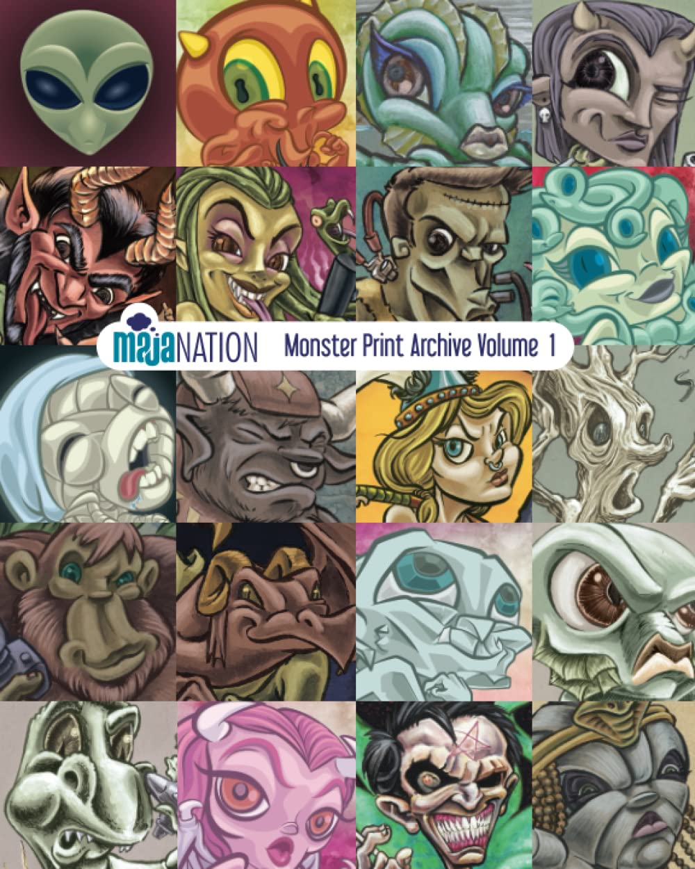 Monster Print Archive volume 1: Print Archive from majaNATION (Independently published)
Monster Print Archive volume 1: Print Archive from majaNATION (Independently published)