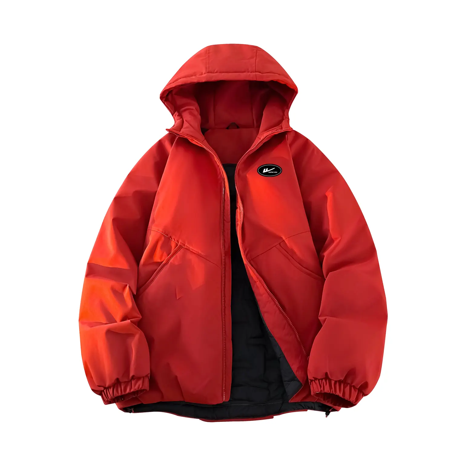 Пуховик Unisex с капюшоном утепленный WARRIOR, оранжевый красный (90% cotton diy badge)
Пуховик Unisex с капюшоном утепленный WARRIOR, оранжевый красный (90% cotton diy badge)