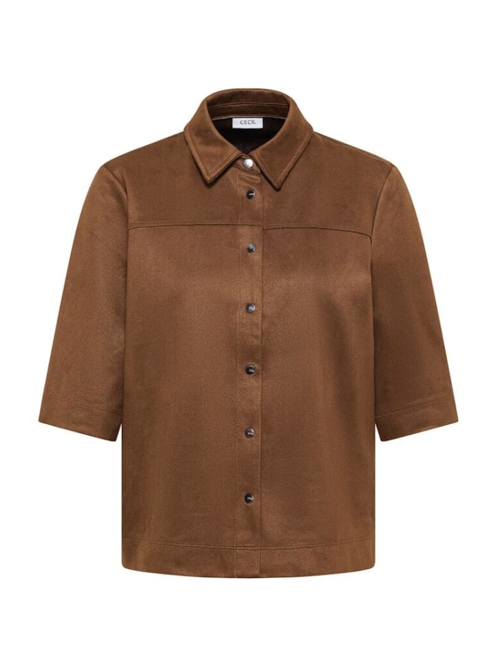 Блузка с длинными рукавами цвета мокко-карамель Cecil
Блузка с длинными рукавами цвета мокко-карамель Cecil