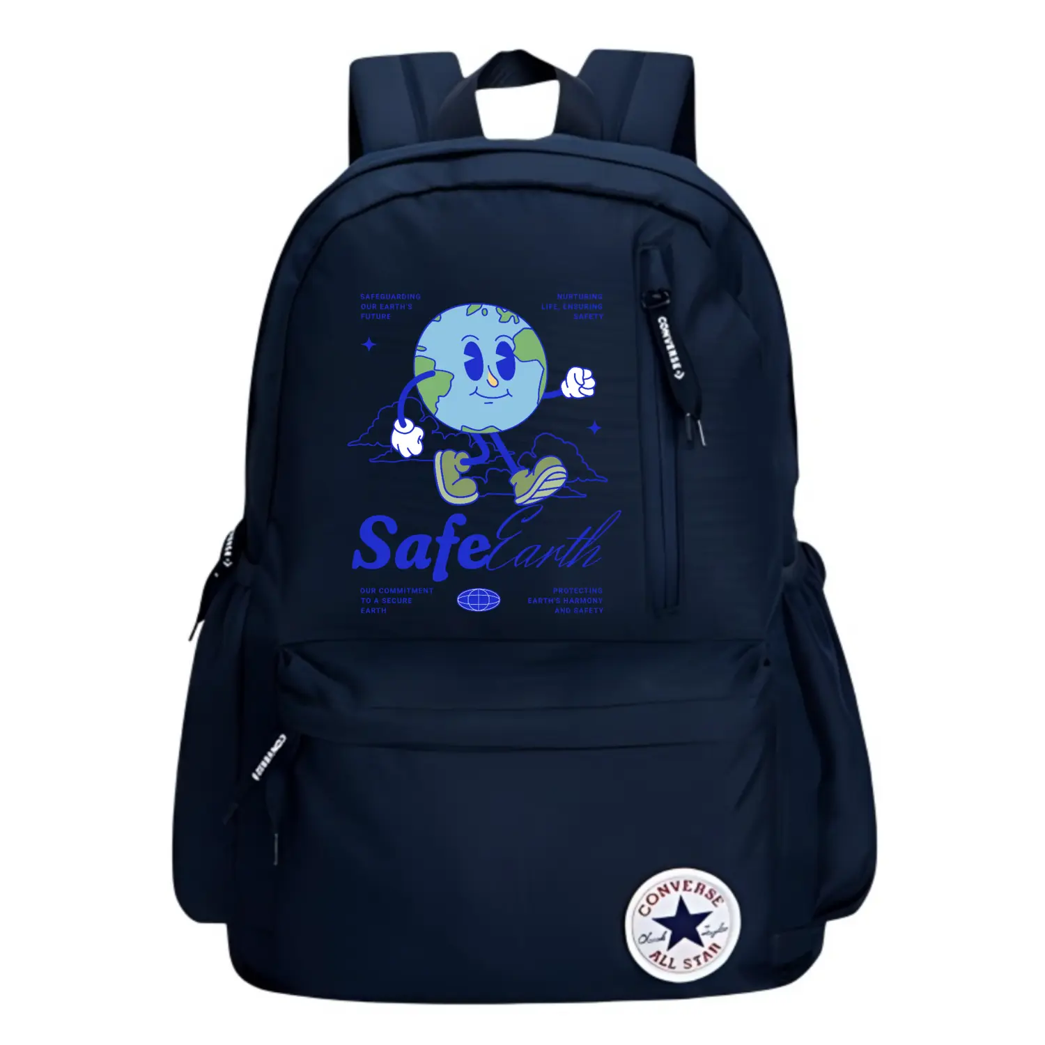 Converse Полиэстеровый рюкзак обычный унисекс темно-синий, Safe 
Converse Полиэстеровый рюкзак обычный унисекс темно-синий, Safe