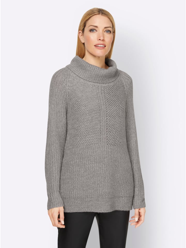 Водолазка серого меланжевого цвета Heine
Водолазка серого меланжевого цвета Heine