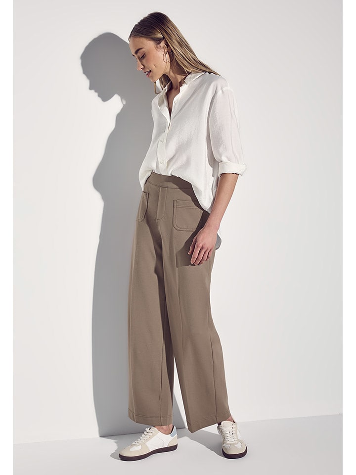 Тканевые брюки Street One, светло-коричневый
Тканевые брюки Street One, светло-коричневый