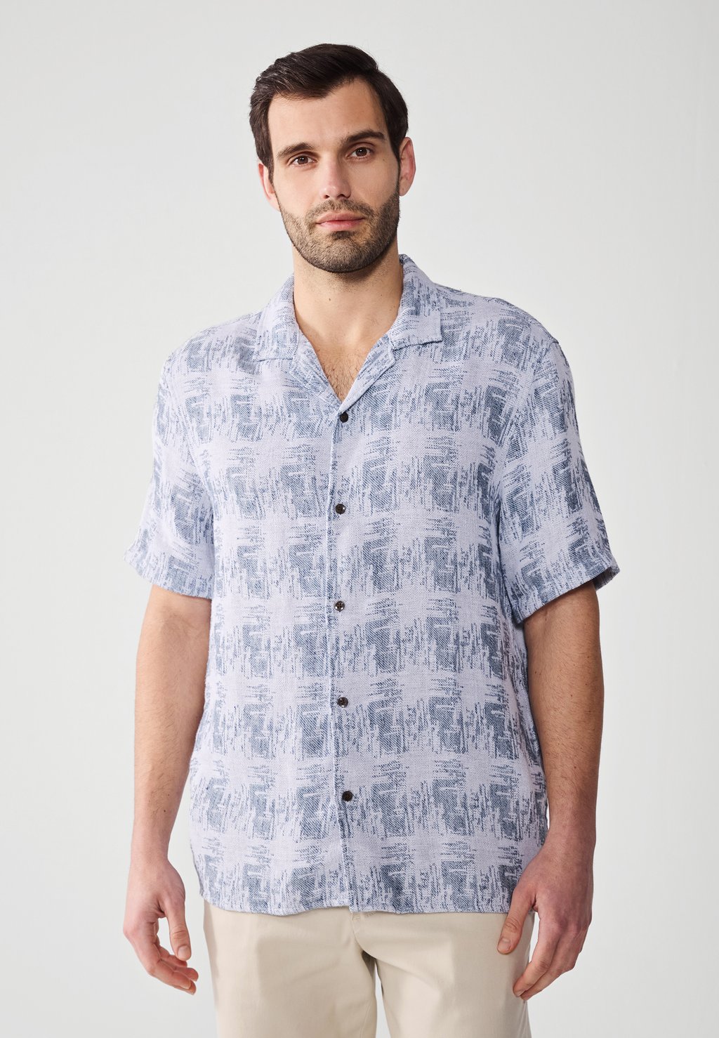 Рубашка LINEN MIX BLEND SHIRT Pier One, мультиколор 
Рубашка LINEN MIX BLEND SHIRT Pier One, мультиколор