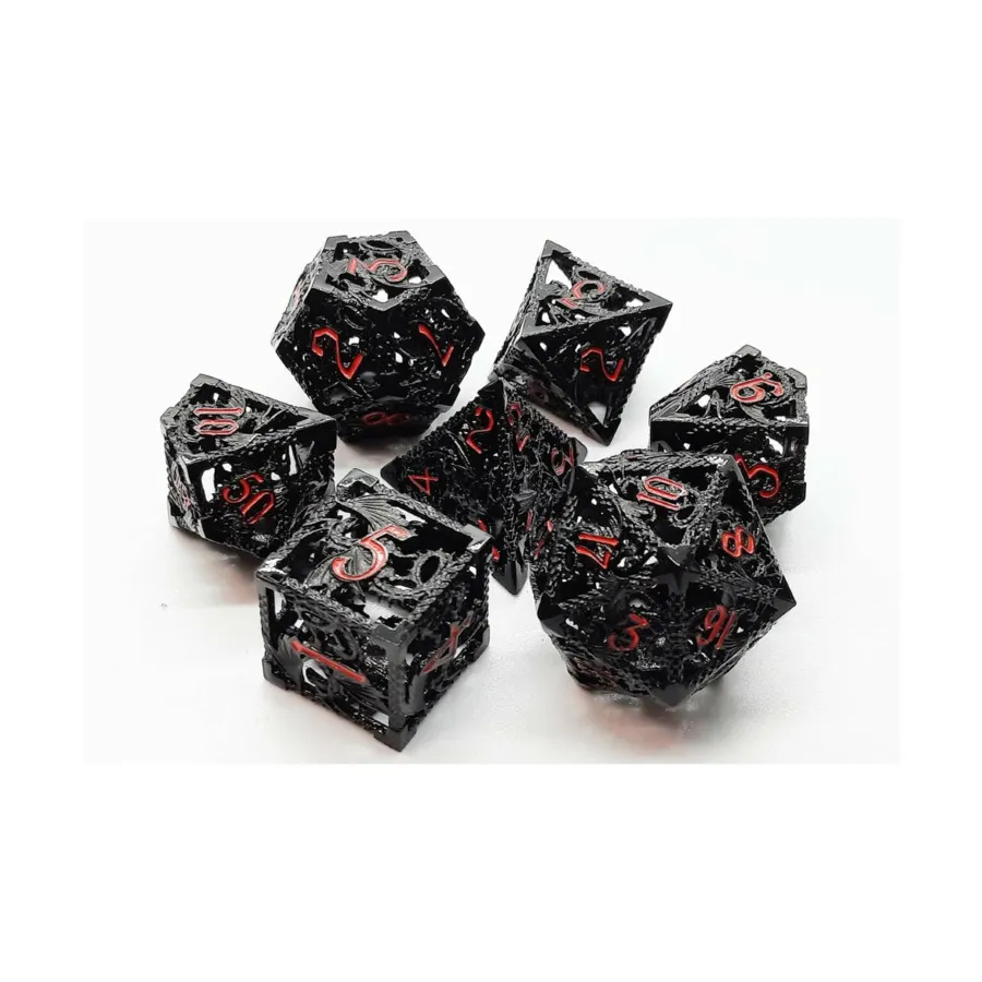 Полые кубики дракона — черные с оранжевым (7), Hollow Dice
Полые кубики дракона — черные с оранжевым (7), Hollow Dice