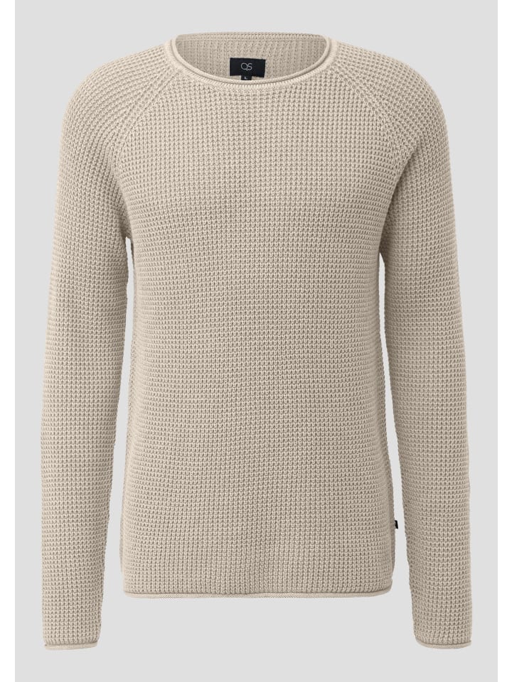 Вязаный свитер в цвете 8148_бежевый QS
Вязаный свитер в цвете 8148_бежевый QS