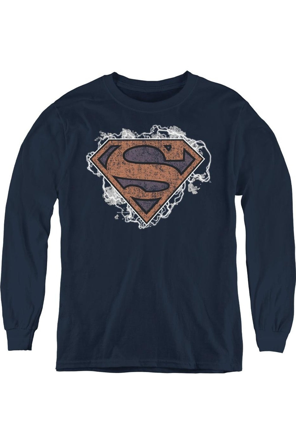 Футболка с длинным рукавом для детей с изображением Супермена в грозовых облаках Gildan
Футболка с длинным рукавом для детей с изображением Супермена в грозовых облаках Gildan