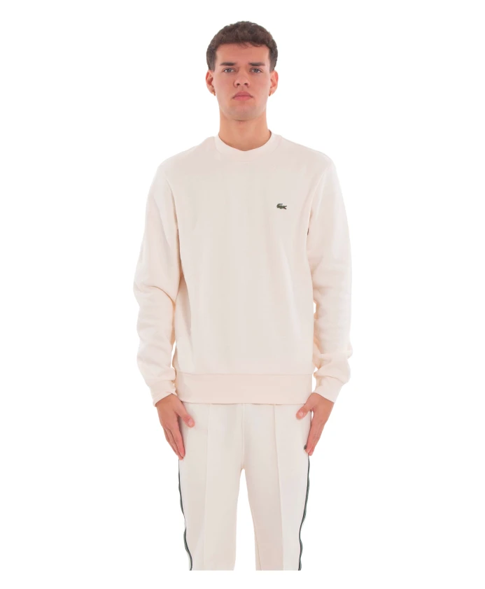 Флисовая толстовка с круглым вырезом Lacoste, белый
Флисовая толстовка с круглым вырезом Lacoste, белый