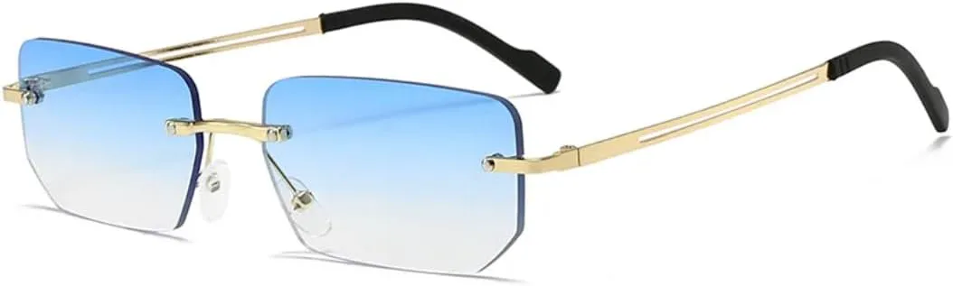 Солнцезащитные очки с защитой UV400 | Легкие, без оправы, металлические | для женщин и мужчин, для занятий спортом на открытом воздухе и вождения DSVIGF, Blue
Солнцезащитные очки с защитой UV400 | Легкие, без оправы, металлические | для женщин и мужчин, для занятий спортом на открытом воздухе и вождения DSVIGF, Blue