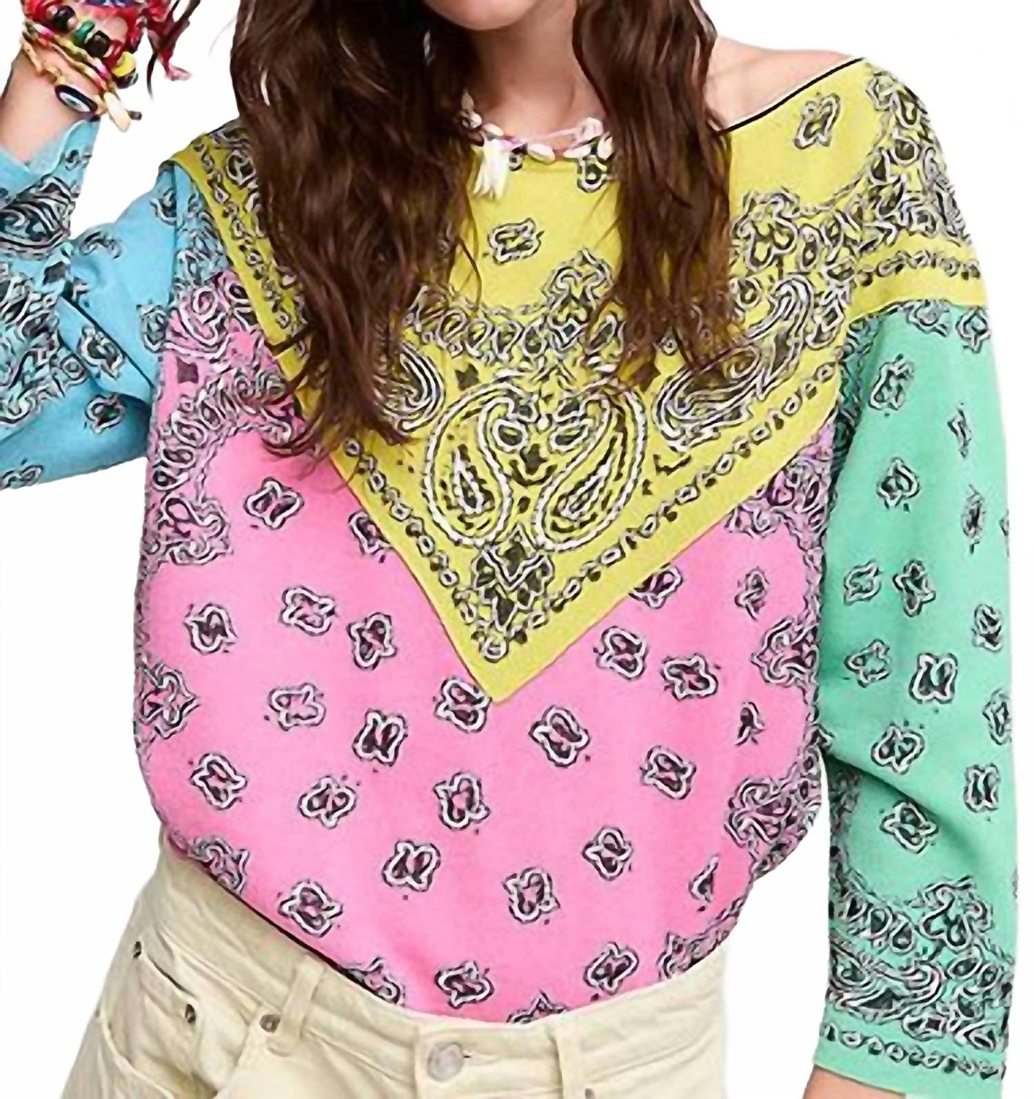 Эгина Свитер в мульти бандана Aldo Martins
Эгина Свитер в мульти бандана Aldo Martins