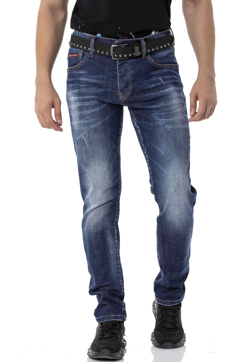 Прямые джинсы Cipo & Baxx, синий
Прямые джинсы Cipo & Baxx, синий
