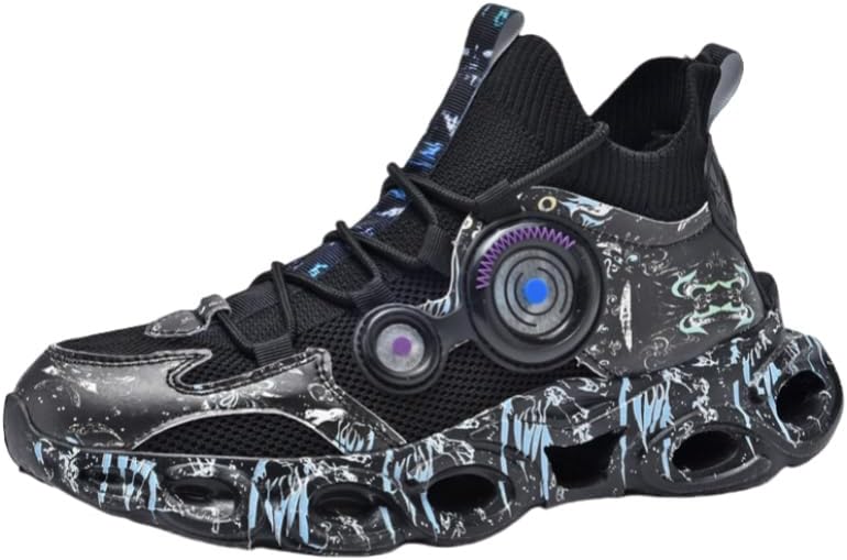 Мужские кроссовки для бега с высоким верхом и дышащей сеткой - модный дизайн с контрастными цветами, легкие повседневные кроссовки, мужские баскетбольные кроссовки для активного образа жизни Clolinde, черный
Мужские кроссовки для бега с высоким верхом и дышащей сеткой - модный дизайн с контрастными цветами, легкие повседневные кроссовки, мужские баскетбольные кроссовки для активного образа жизни Clolinde, черный