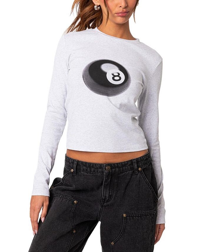 Футболка Edikted для бильярда с длинными рукавами, серый
Футболка Edikted для бильярда с длинными рукавами, серый