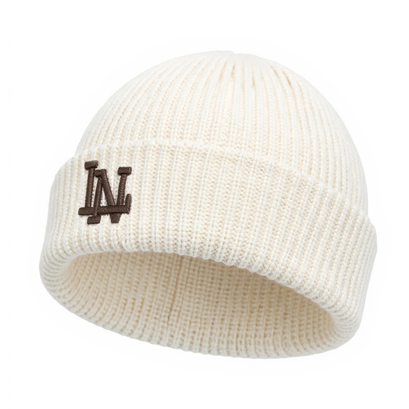 LINING Акриловая унисекс шапка бежевая, Ecru 
LINING Акриловая унисекс шапка бежевая, Ecru