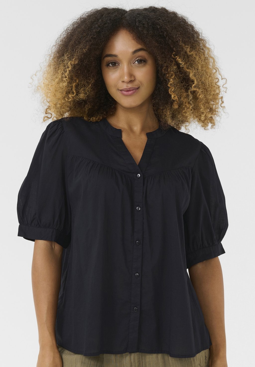 Блузка на пуговицах Culture, черный
Блузка на пуговицах Culture, черный